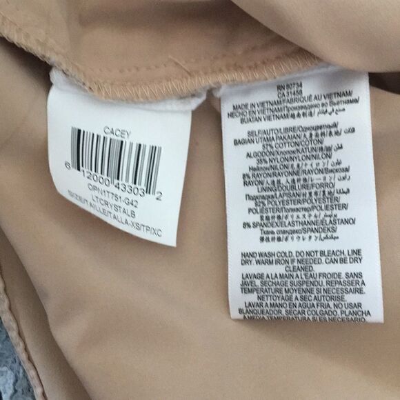 BCBGMAXAZRIA | Lt Blue/Nude Cacey Lace Top | XS - Picture 6 of 8